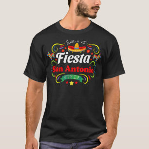 Lasst uns Fiesta Drinking Party San Antonio Cinco T-Shirt