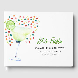 Lasst uns Fiesta Engagement Party Guest Book Gästebuch