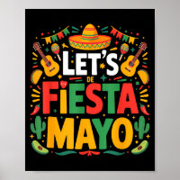 Lasst uns Fiesta feiern mexikanisch 5. Mai lustig
