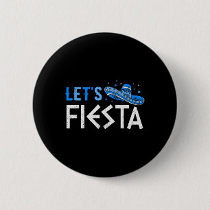Lasst uns Fiesta Funny Griechisch Ostern Cinco De Button