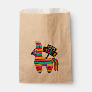 Lasst uns Fiesta Gefallen mit Esel piñata Geschenktütchen