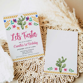 Lasst uns Fiesta Girl zum Geburtstag einladen Einladung