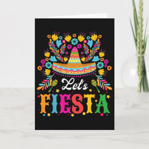 Lasst uns Fiesta machen Lustiger Cinco De Mayo Fra Karte