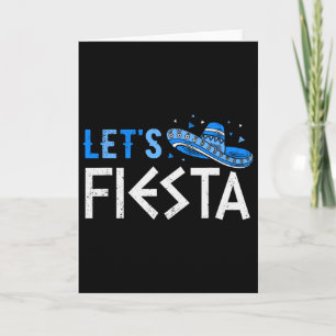 Lasst uns Fiesta machen Lustiger griechischer Oste Karte