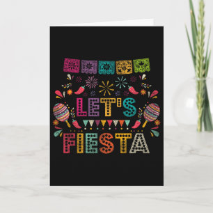 Lasst uns Fiesta Mexico feiern Karte