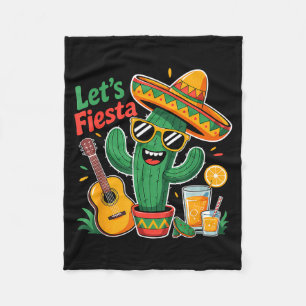 Lasst uns Fiesta-Party mexikanisch 5 de mayo lusti Fleecedecke