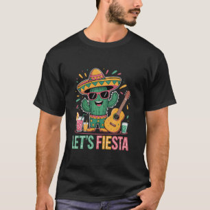 Lasst uns Fiesta-Party Mexikanisch 5 De Mayo Lusti T-Shirt