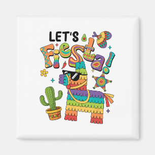 Lasst uns Fiesta Pinata Cinco De Mayo Party Mexica Magnet