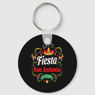 Lasst uns Fiesta Shirt trinken Party San Antonio C Schlüsselanhänger