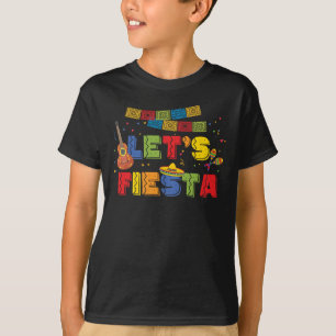 Lasst uns Fiesta T - Shirt Mexican Cinco De Mayo P