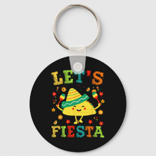 Lasst uns Fiesta Taco Cinco De Mayo Jungen Männer  Schlüsselanhänger
