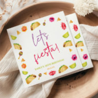 Lasst uns Fiesta Taco Mexican Fiesta Birthday Part