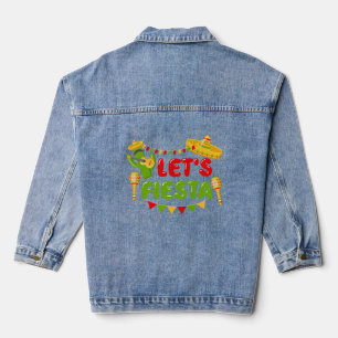Lasst uns Fiesta Tri-Blend-Shirt Jeansjacke