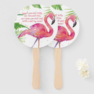 Lasst uns Flamingle Fächer