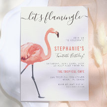 Lasst uns Flamingle | Moderne Flamingo Geburtstags