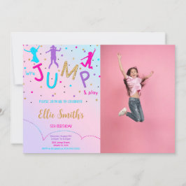 Lasst uns Foto einladen Einladung