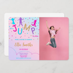 Lasst uns Foto einladen Einladung