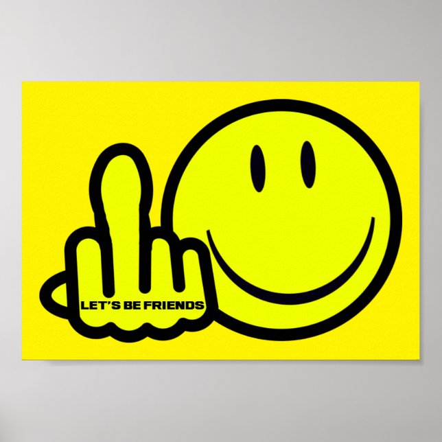 Lasst uns Freunde sein Poster (Vorne)