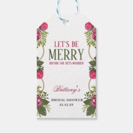 Lasst uns frohe Weihnachts-Brautparty sein Geschenkanhänger