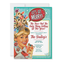 Lasst uns fröhlich sein - Retro-Weihnachtsfeier-Ei