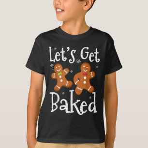 Lasst uns gebackene Cookie-Back-Team-Gingerbread-W T-Shirt