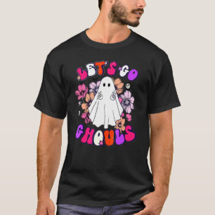 Lasst uns gehen, Ghouls Retro Halloween Junggesell T-Shirt