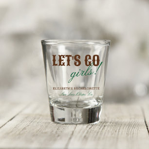 Lasst uns gehen, Mädchen, gleicher Cowboy-Junggese Schnapsglas