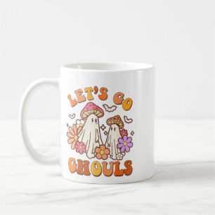 Lasst uns Geister, Retro-Halloween gehen Kaffeetasse
