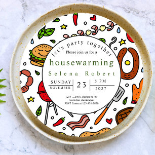 Lasst uns gemeinsam GRILLEN aufzeichnen und die Er Einladung