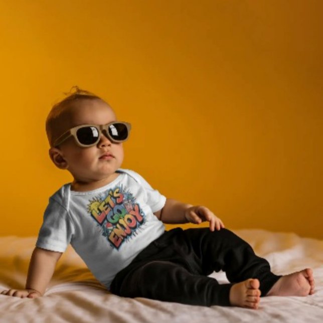Lasst uns genießen  baby strampler (Von Creator hochgeladen)