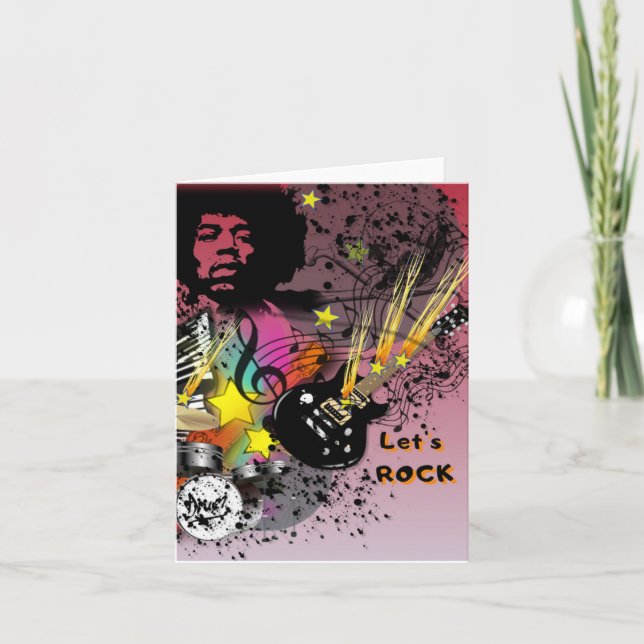 Lasst uns gesteinen karte (Vorderseite)