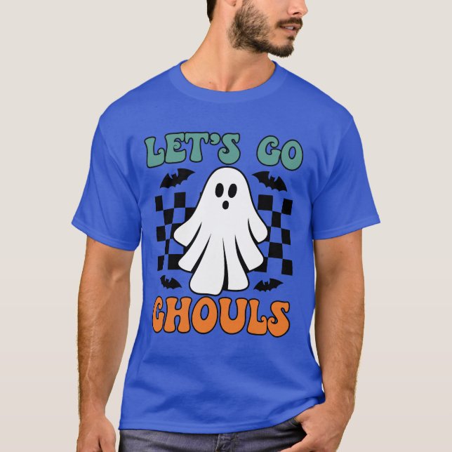 Lasst uns Ghouls gehen - Geist - Witziges Hallowee T-Shirt (Vorderseite)