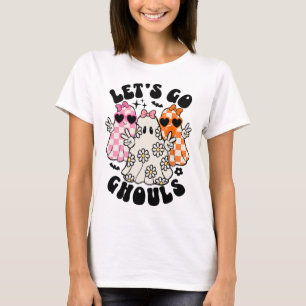 Lasst uns Ghouls Halloween Ghost Flora Spooky Seas T-Shirt
