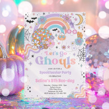 Lasst uns Ghouls Halloween Niedlicher Pink Ghost G