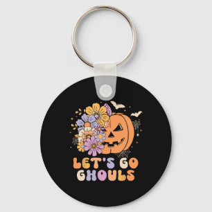 Lasst uns Ghouls Halloween Pumpkin Kostüm Retro Gr Schlüsselanhänger