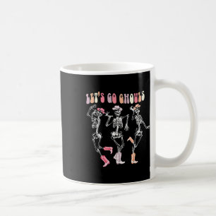 Lasst uns Ghouls tanzen Skeleton Cowboy Western Ha Kaffeetasse