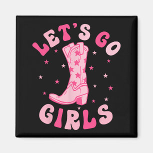 Lasst uns Girls Bridesmaid Bride Squad Nashville B Magnet