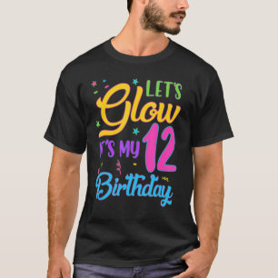 Lasst uns glänzen Party Es ist mein 12. Geburtstag T-Shirt