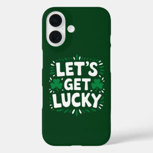 Lasst uns Glück haben Shamrock Lustiger St. Patric iPhone 16 Hülle