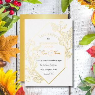 Lasst uns goldene Herbstbeeren sammeln & Rahmen We Folien Feiertagskarte