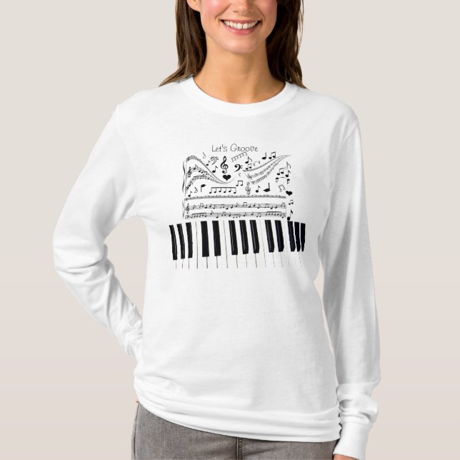 Lasst uns Groove_ T-Shirt (Vorderseite)