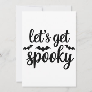 Lasst uns Grusel Halloween Fledermäuse Grafikdesig Feiertagskarte