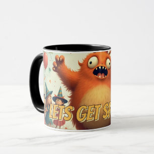 Lasst uns gruselig werden – Süße Monster-Party-Spa Tasse