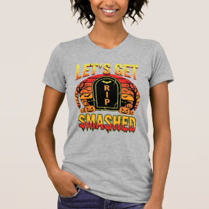 Lasst uns Halloween-Kürbisfriedhof zertrümmern T-Shirt