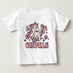 Lasst uns Halloween, niedliches Halbblut, Ghouls m Baby T-shirt