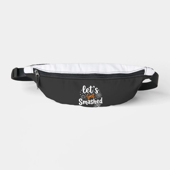Lasst uns Halloween-Party-Design zerschmettern Bauchtasche (Vorderseite)