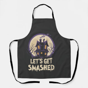 Lasst uns Halloween smashen Schürze