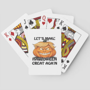 Lasst uns Halloween wieder zum Klassischen machen Spielkarten