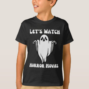 Lasst uns Horror-Filme Funny Halloween Men Wome se T-Shirt
