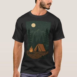 Lasst uns im Wald verloren gehen | Camping T-Shirt